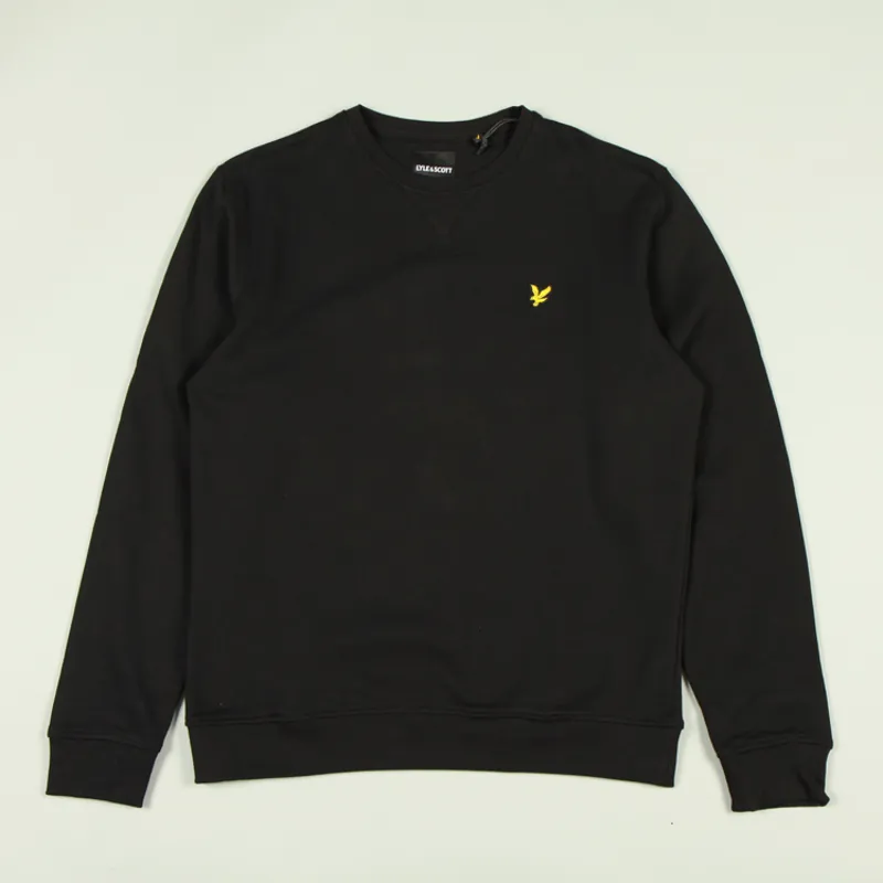 Lyle and Scott Crew Neck Sweatshirt - Jet Black